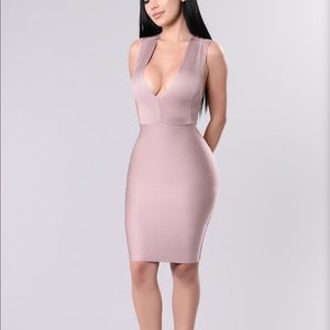 Fashion Nova- Mauve Anthem Dress